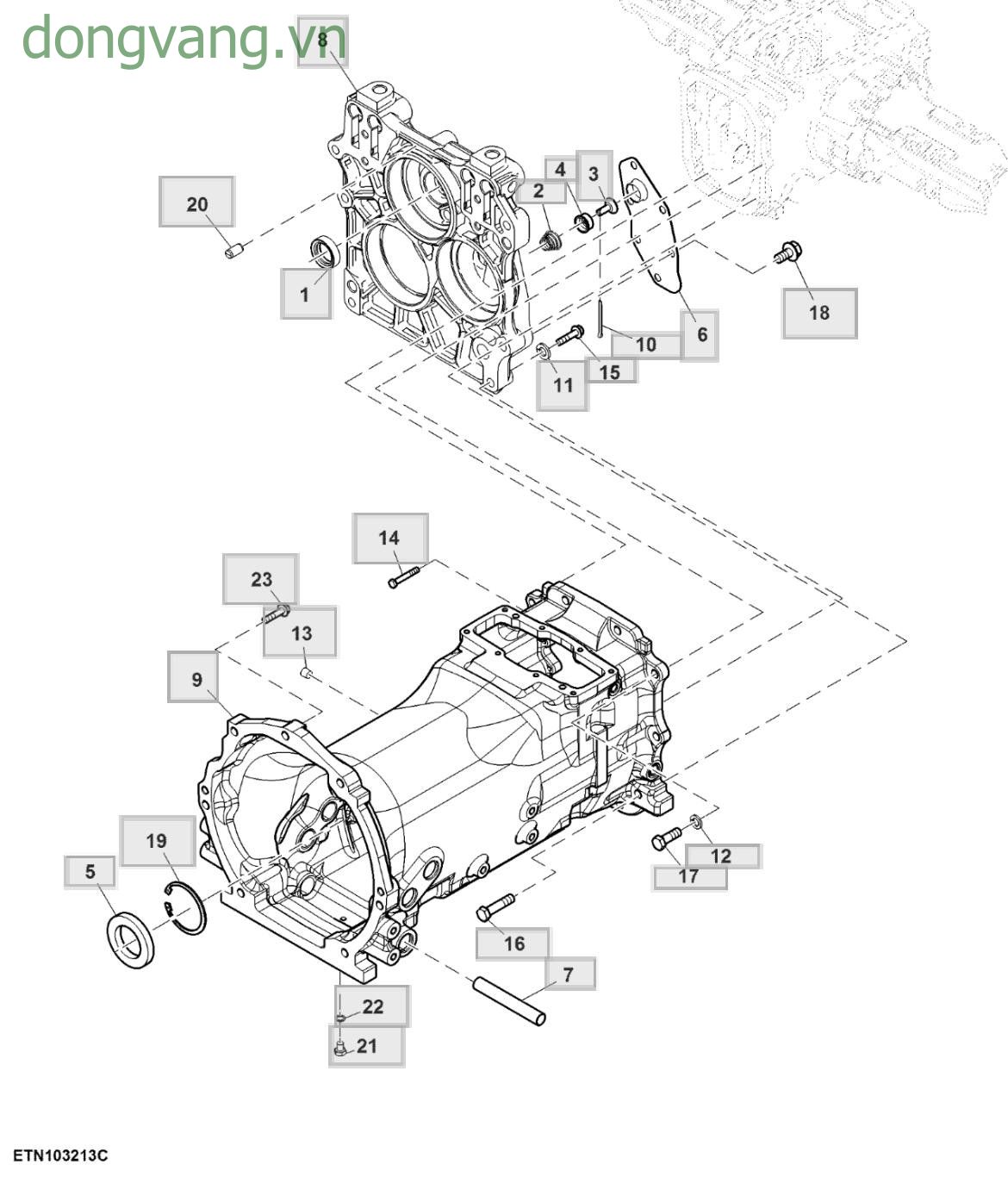 Clutch Housing, 2WD - ST928793